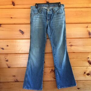 VTG Polo Jeans CO. Ralph Lauren Y2K Whitney Super Flared Cotton Jeans Women's 8